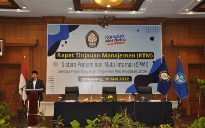 Workshop on Management Review Meeting (RTM) of Diponegoro University’s Internal Quality Assurance System (SPMI) 2022