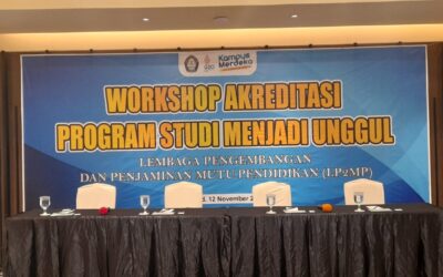 Workshop Persiapan Akreditasi Program Studi Menjadi Unggul Universitas Diponegoro Tahun 2022