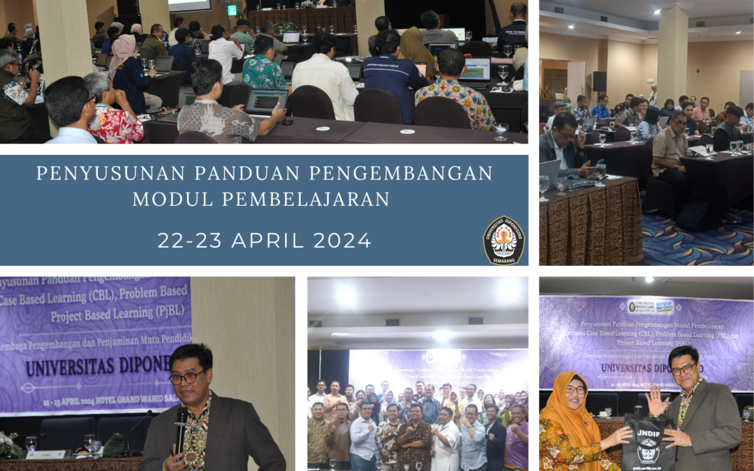 Kegiatan Penyusunan Panduan Pengembangan Modul Pembelajaran berbasis Case Based Learning (CBL), Problem Based Learning (PBL) dan Project Based Learning (PjBL)